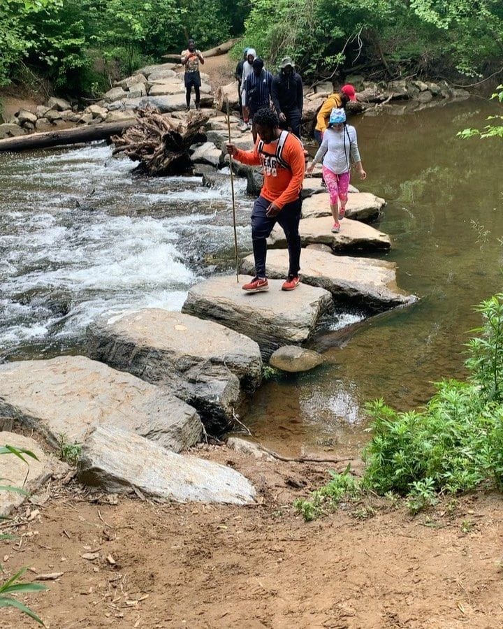 Nature walk trail